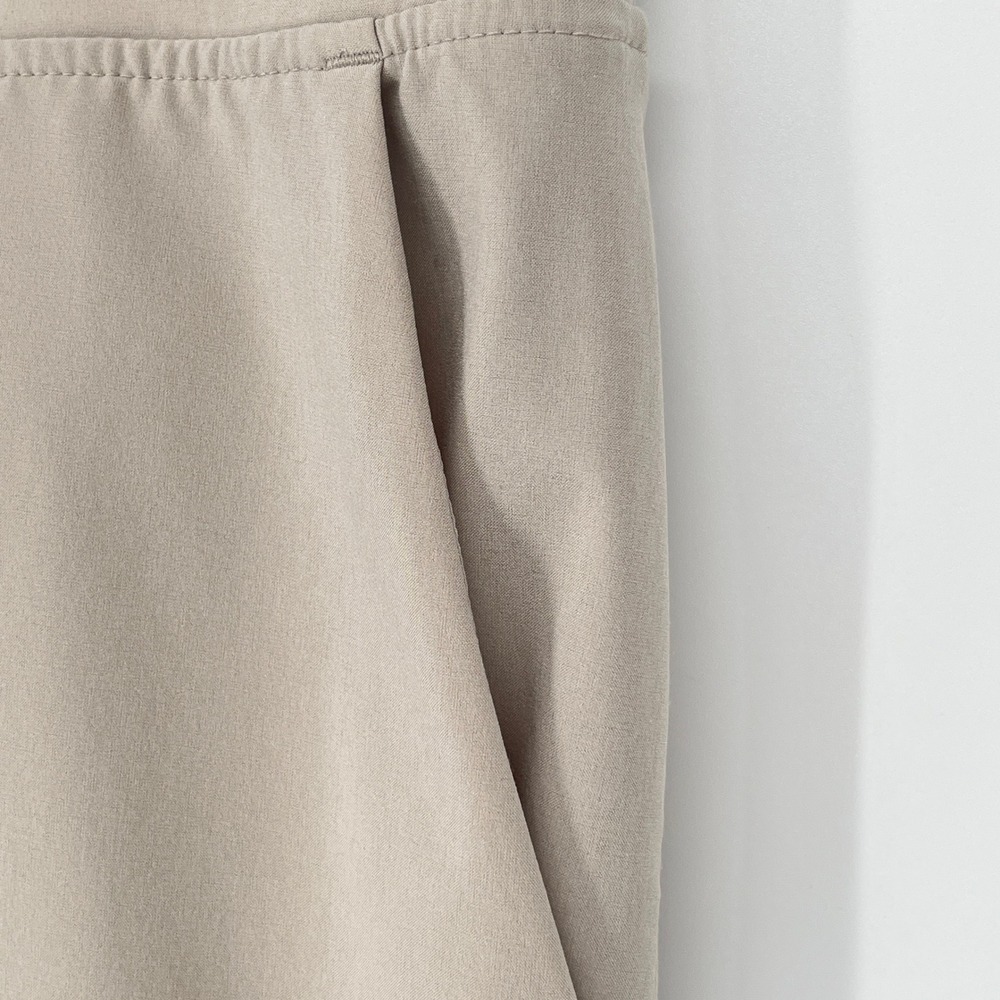 Athleta Brooklyn Ankle Pant 12 Beige Khaki Travel Stretch Tapered Pants - Picture 4 of 13